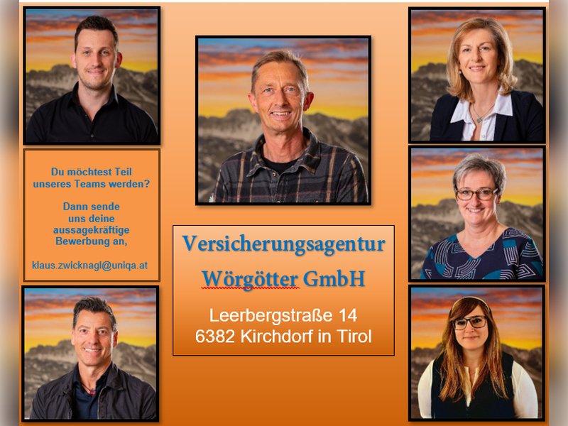Das Team der UNIQA Generalagentur ​Wörgötter